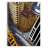 Bold Cityscape Illustration Notebook ノートブック (正面)