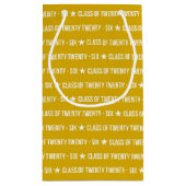 Bold Class of 2026 Graduation Pattern スモールペーパーバッグ (裏面)