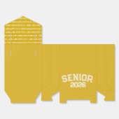 Bold Class of 2026 Graduation Pattern フェイバーボックス (見開き)