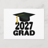 Bold Class of 2027 Graduation ポストカード (正面)
