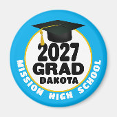 Bold Class of 2027 Graduation マグネット (正面)