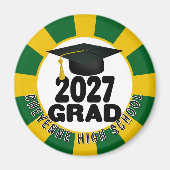 Bold Class of 2027 Graduation マグネット (正面)