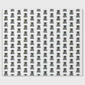 Bold Class of 2027 Graduation ラッピングペーパー (フラット)