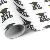 Bold Class of 2027 Graduation ラッピングペーパー (ロールコーナー)