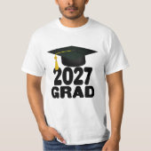 Bold Class of 2027 Graduation Tシャツ (正面)