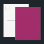 Bold Color Block Wedding Invite – Magenta インビテーションポストカード<br><div class="desc">Vibrant magenta color block design with bold pink-purple tones—perfect for modern weddings, branding, and summer events. Celebrate your wedding with fearless style and modern elegance using this Modern Magenta Wedding Design on Bold Color Block. Designed for couples who love contemporary aesthetics and bold statements, this invitation features a vibrant magenta...</div>