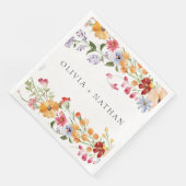 Bold Colorful Watercolor Wildflowers Wedding (コーナー)