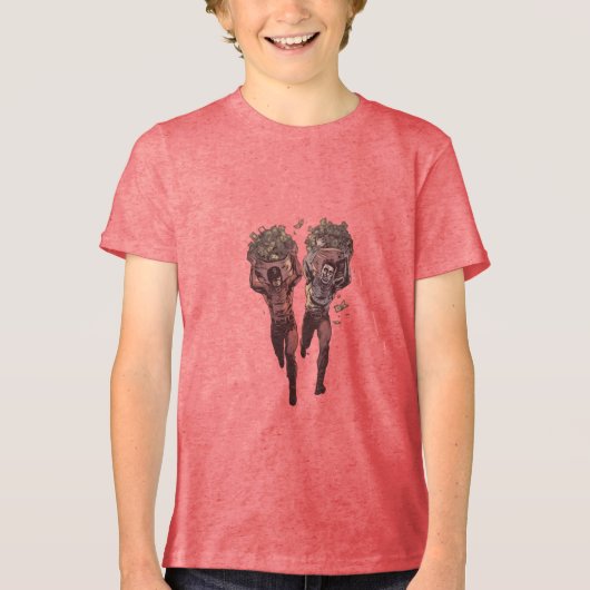 Bold Comic Style Cash Bag Graphic Tee トライブレンドＴシャツ (正面)