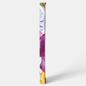 Bold country flower pattern - large samsung galaxyケース (左側面)