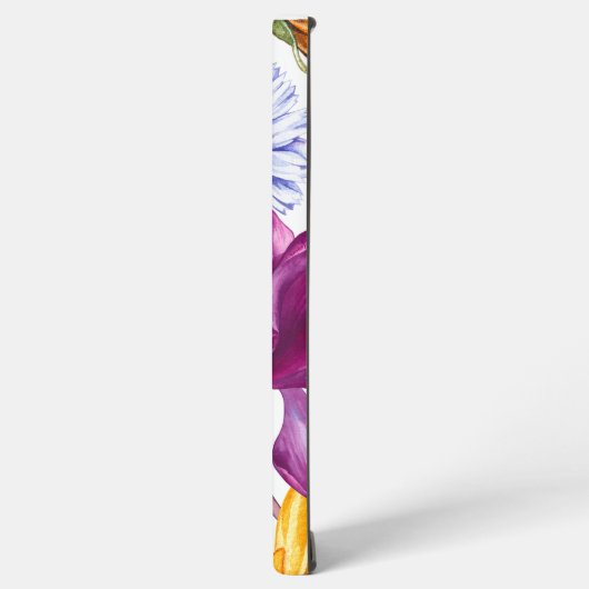 Bold country flower pattern - large  samsung galaxyケース (左側面)