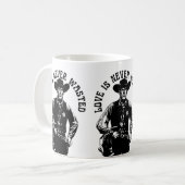 Bold Cowboy Love Statement コーヒーマグカップ (正面左)
