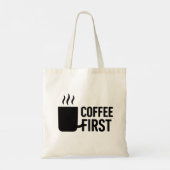 Bold Cup with Steam Tote Bag Design トートバッグ (裏面)
