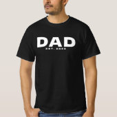 Bold Dad Established New Dad T-Shirt Tシャツ (正面)