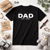 Bold Dad Established New Dad T-Shirt Tシャツ