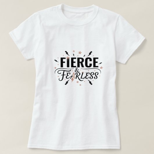 Bold & Direct: FTERCE T-Shirt - Fearless & Unique Tシャツ (デザイン正面)