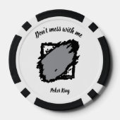 Bold “Don’t Mess With Me” Poker Chip ポーカーチップ (裏面)