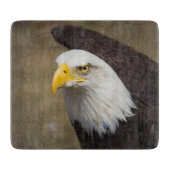 Bold Eagle Glass Cutting Board – Strength カッティングボード (正面)