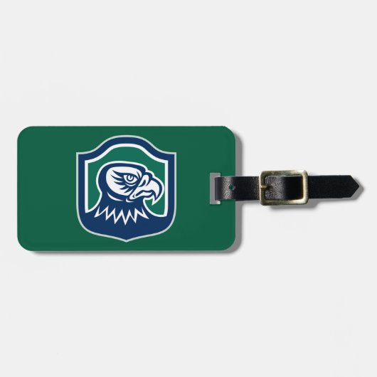 Bold Eagle Head Mascot Logo ラゲッジタグ (正面横)