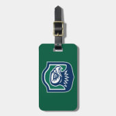 Bold Eagle Head Mascot Logo ラゲッジタグ (正面縦)