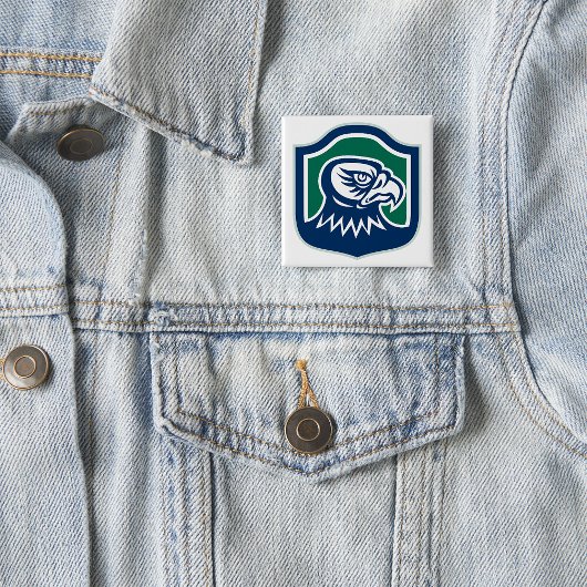 Bold Eagle Head Mascot Logo 缶バッジ