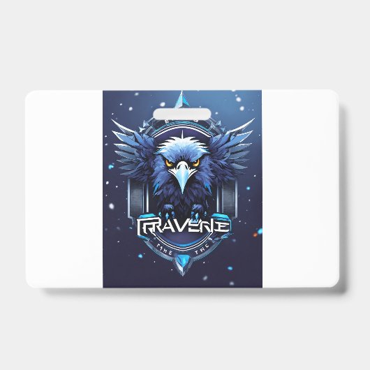 Bold Eagle Logo Badge | Powerful Eagle Head Pin Bu バッジ (正面)