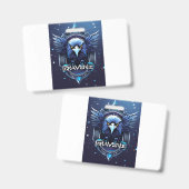 Bold Eagle Logo Badge | Powerful Eagle Head Pin Bu バッジ (正面＆裏面)