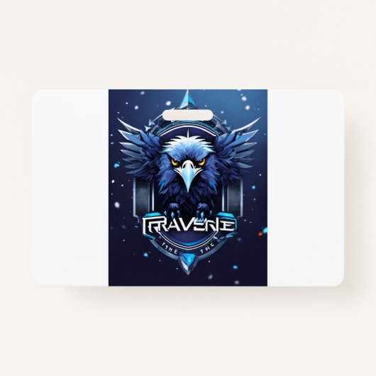 Bold Eagle Logo Badge | Powerful Eagle Head Pin Bu バッジ (正面)