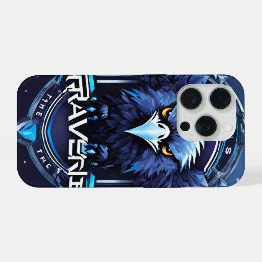 Bold Eagle Logo iPhone 16 Pro Case | Detailed Eagl iPhoneケース (裏面横)