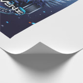 Bold Eagle Logo Wrapping Paper | Powerful Eagle Pa ラッピングペーパー (角)