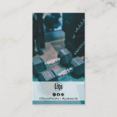 Bold Energetic Photo Logo Personal Trainer 名刺 (正面)