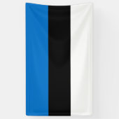 Bold Estonia National Flag Rectangle Wall Banner 横断幕 (縦)