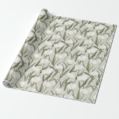 Bold Exotic Tulip Bouquet Wrapping Paper ラッピングペーパー (アンロールド)