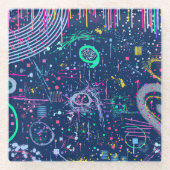 Bold Explorer: Abstract Maximalism  ガラスコースター (正面)