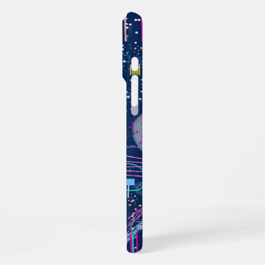 Bold Explorer: Abstract Maximalism  iPhoneケース (左側面)