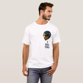 Bold Falcon Head with "I SEE YOU" Statement - Mini Tシャツ (正面フル)
