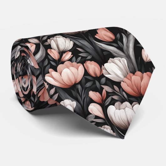 Bold Fathers Day Tulip ネクタイ (ロール)