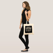Bold Feminist Tote Bag | "I Didn't Come From Your トートバッグ (正面(モデル))