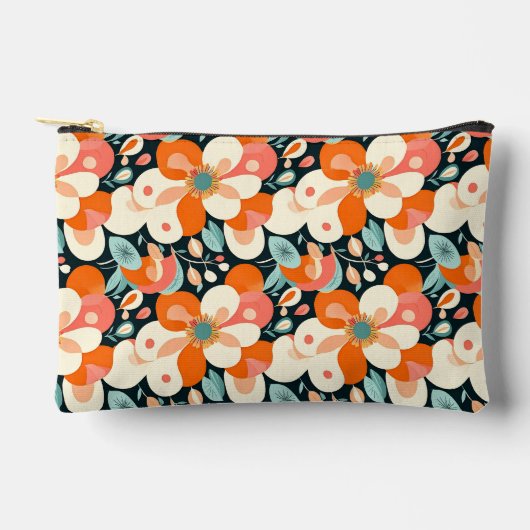 Bold Floral  アクセサリーポーチ (正面)