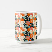 Bold Floral Classic Mug コーヒーマグカップ (正面右)