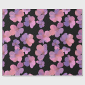 Bold Floral Spring Gift Wrap ラッピングペーパー (フラット)