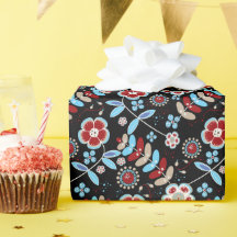 Bold Folk Floral Pattern