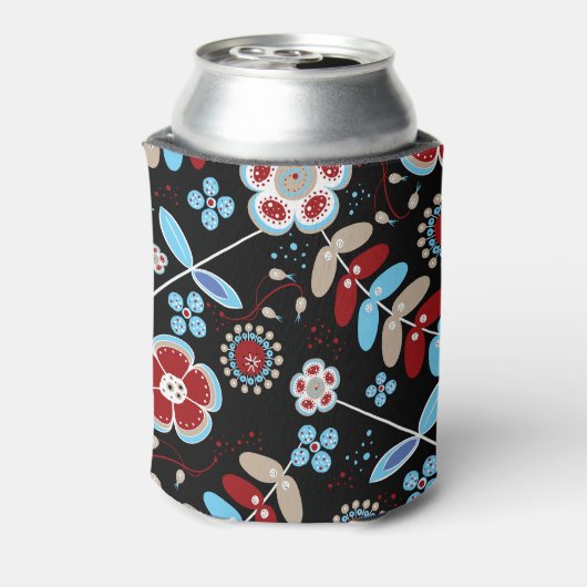 Bold Folk Floral Pattern 缶クーラー (缶裏面)