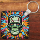 "Bold Frankenstein" Aluminum Keychain キーホルダー (裏面)