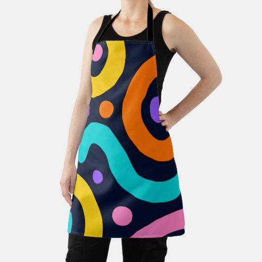 Bold Geometric Circles エプロン (インサイチュ)