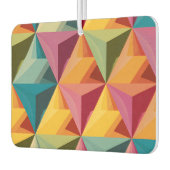 Bold Geometric Triangle Pattern  カーエアーフレッシュナー (左)