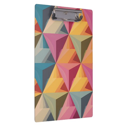 Bold Geometric Triangle Pattern  クリップボード (右)