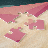 Bold Geometric Triangle Pattern ジグソーパズル (側面)