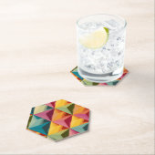 Bold Geometric Triangle Pattern  ペーパーコースター (インサイチュ)