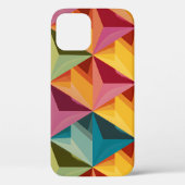 Bold Geometric Triangle Pattern Case-Mate iPhoneケース (裏面)