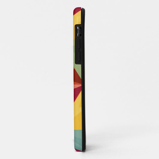 Bold Geometric Triangle Pattern IPhone Case Case-Mate iPhoneケース (裏面/左)